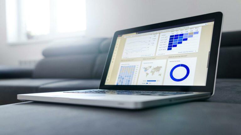 Heatmap showing user interaction on a webpage