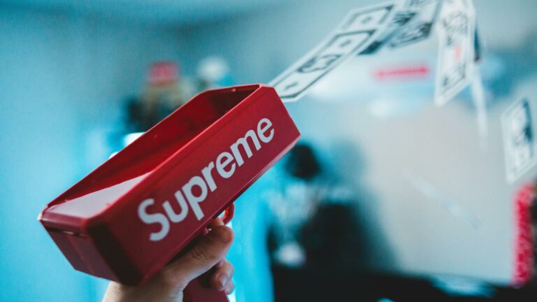 Increase brand awareness with Supreme money gun