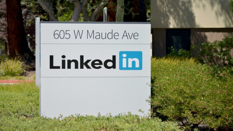 LinkedIn headquarters sign highlighting video content marketing opportunities