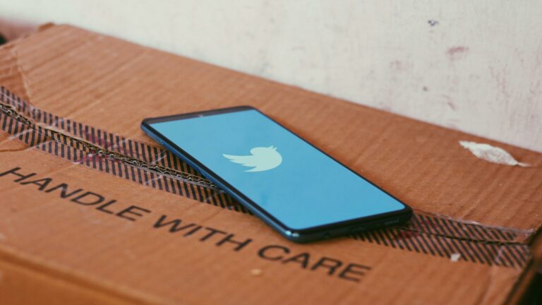 Smartphone showcasing the Twitter logo, symbolizing video content marketing strategies