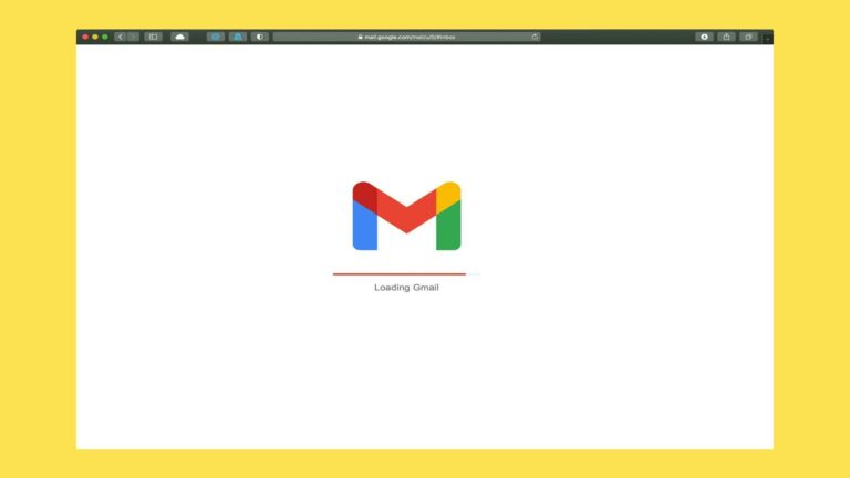 Gmail loading screen representing digital communication and search engine marketing