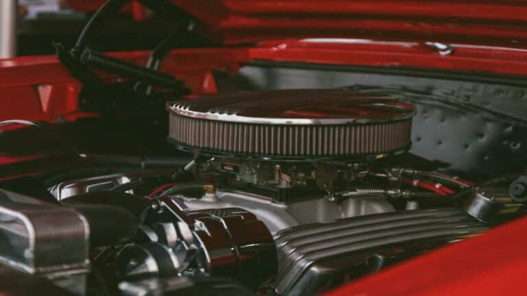 Classic car engine showcasing high-performance design and build online reputation