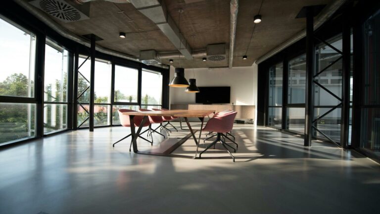 Modern office space showcasing a creative hub for web design in London, ideal for website traffic generation